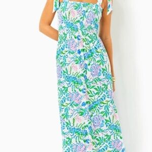 Lilly Pulitzer Kailua Smocked Maxi Dress